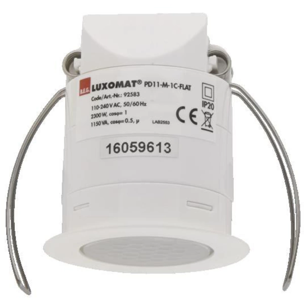 B.E.G. Brück 92583 Einbau, Unterputz Präsenzmelder 360° Relais Weiß IP20 B.E.G. Brück 92583 Einbau, Unterputz Präsenzmelder 360° Relais Weiß IP20