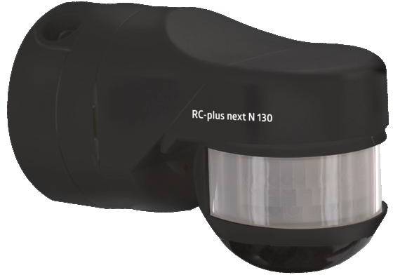 B.E.G. Brück 93323 Aufbau, Aufputz Bewegungsmelder 130° Relais Schwarz IP54