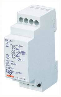 Gewiss GW96423 Klingel-Transformator 8 V, 12V 1.25A