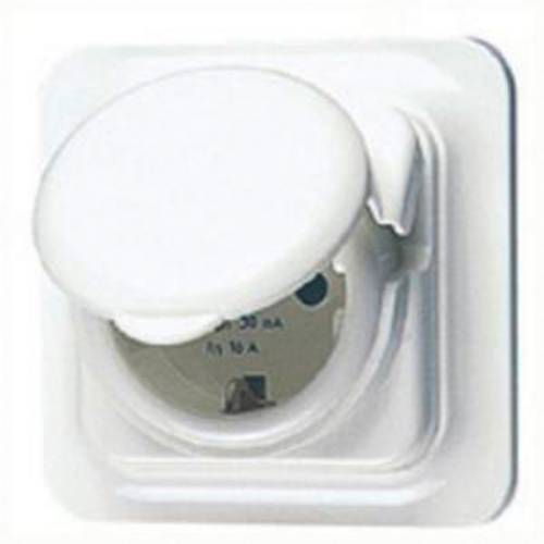 Gewiss GW95924 1fach Unterputz-Fehlerstrom-Sicherheitssteckdose IP44 Weiß