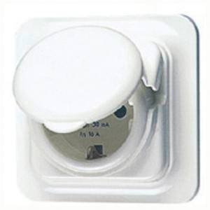 Gewiss GW95924 1fach Unterputz-Fehlerstrom-Sicherheitssteckdose IP44 Weiß