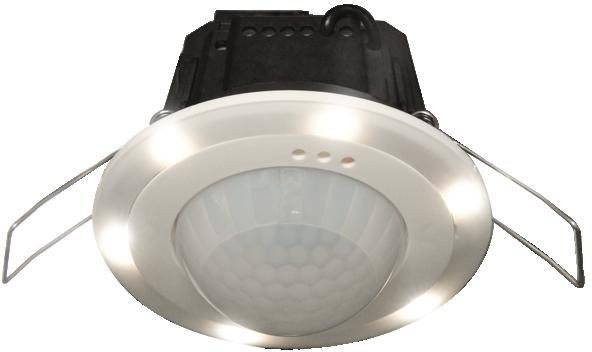 B.E.G. Brück 94055 Unterputz Präsenzmelder 360° Relais Weiß IP20