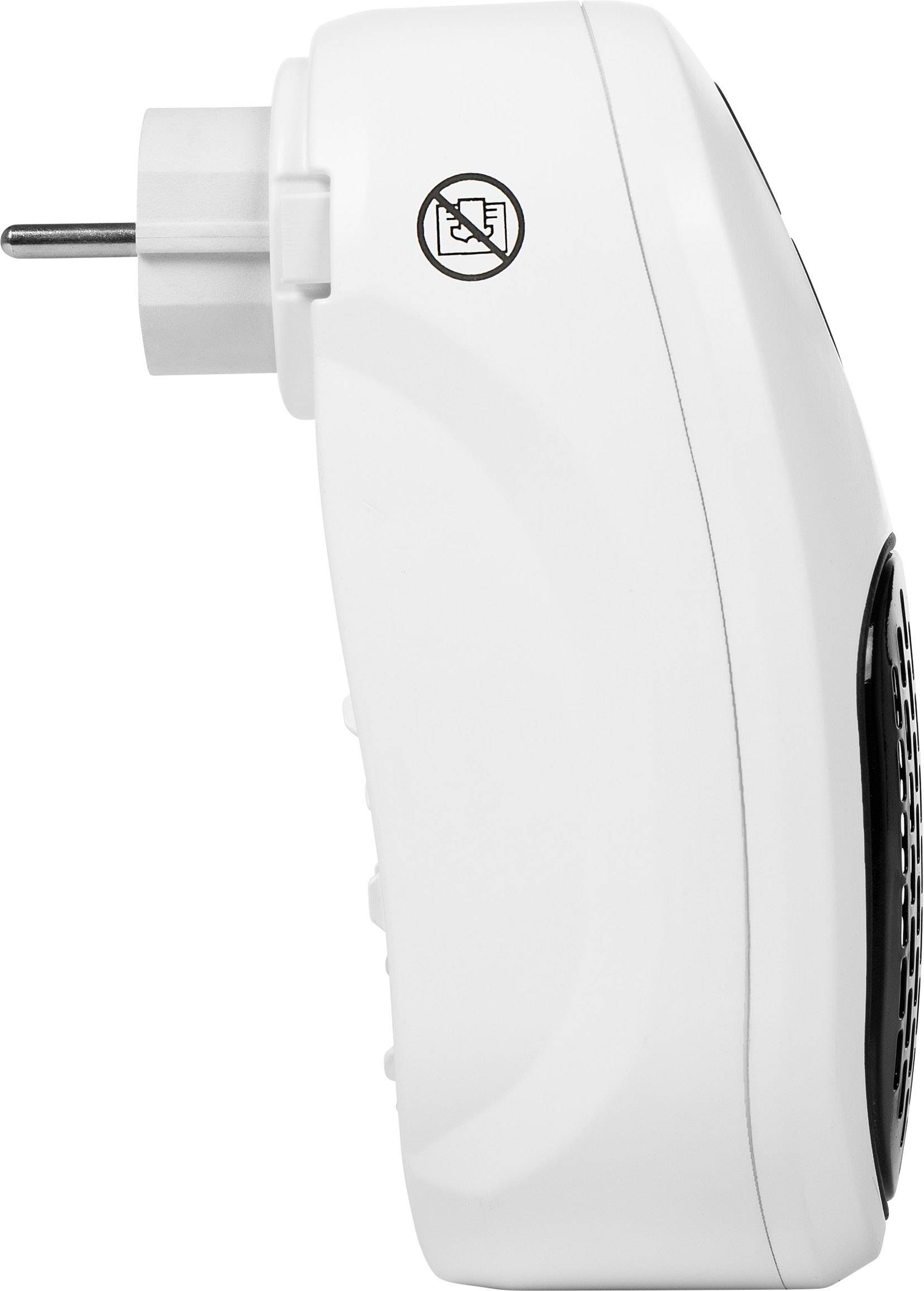 Tristar KA-5084 Steckdosen-Heizlüfter KA-5084 10 m² Weiß, Schwarz