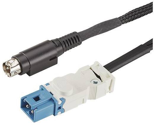 Bachmann 149.0000 Strom Anschlusskabel Schwarz 0.75m