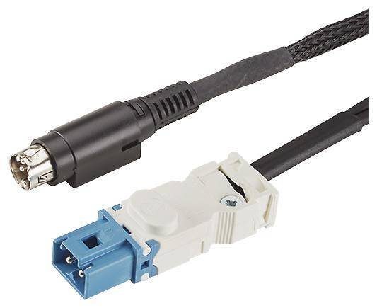 Bachmann 149.0000 Strom Anschlusskabel Schwarz 0.75m