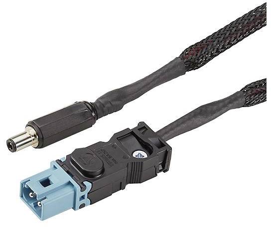 Bachmann 149.0001 Strom Anschlusskabel Schwarz 45.00cm