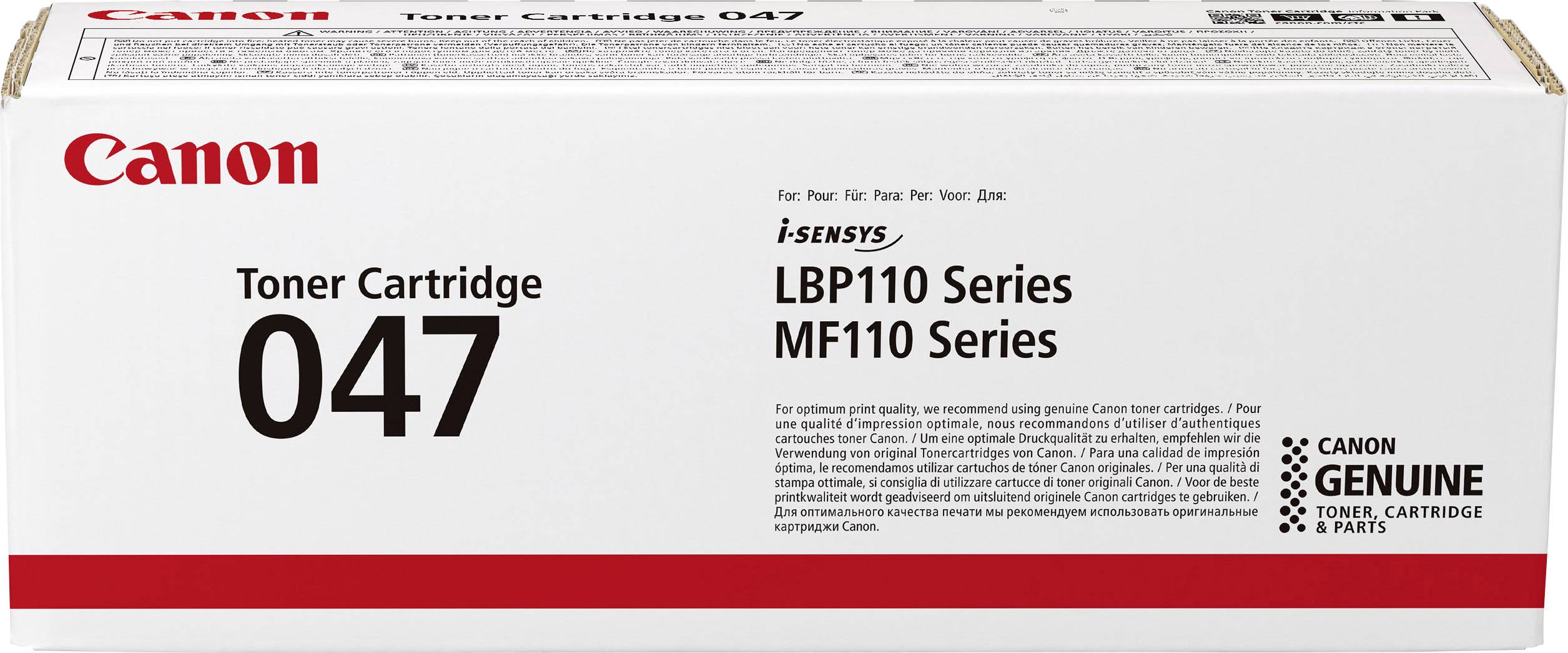 Canon Toner 047 Original Schwarz 1600 Seiten 2164C002