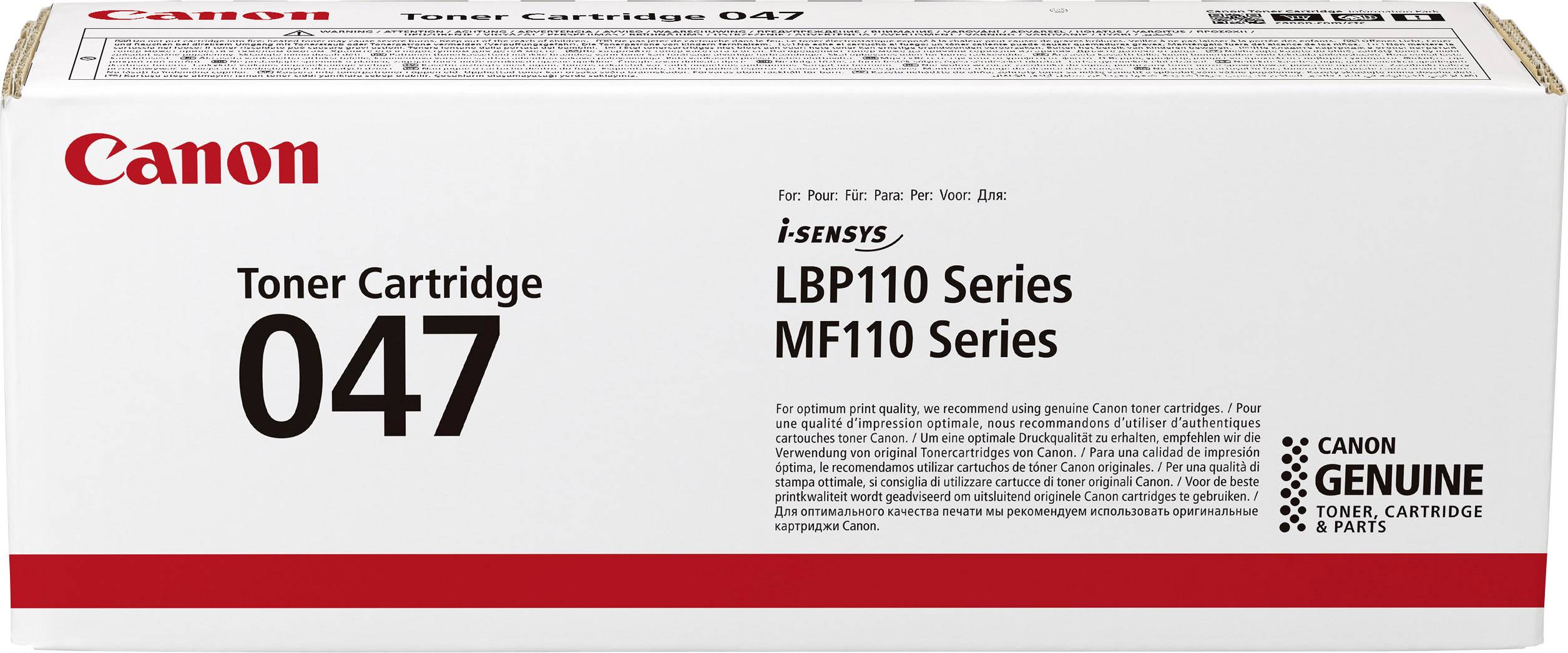 Canon Toner 047 Original Schwarz 1600 Seiten 2164C002