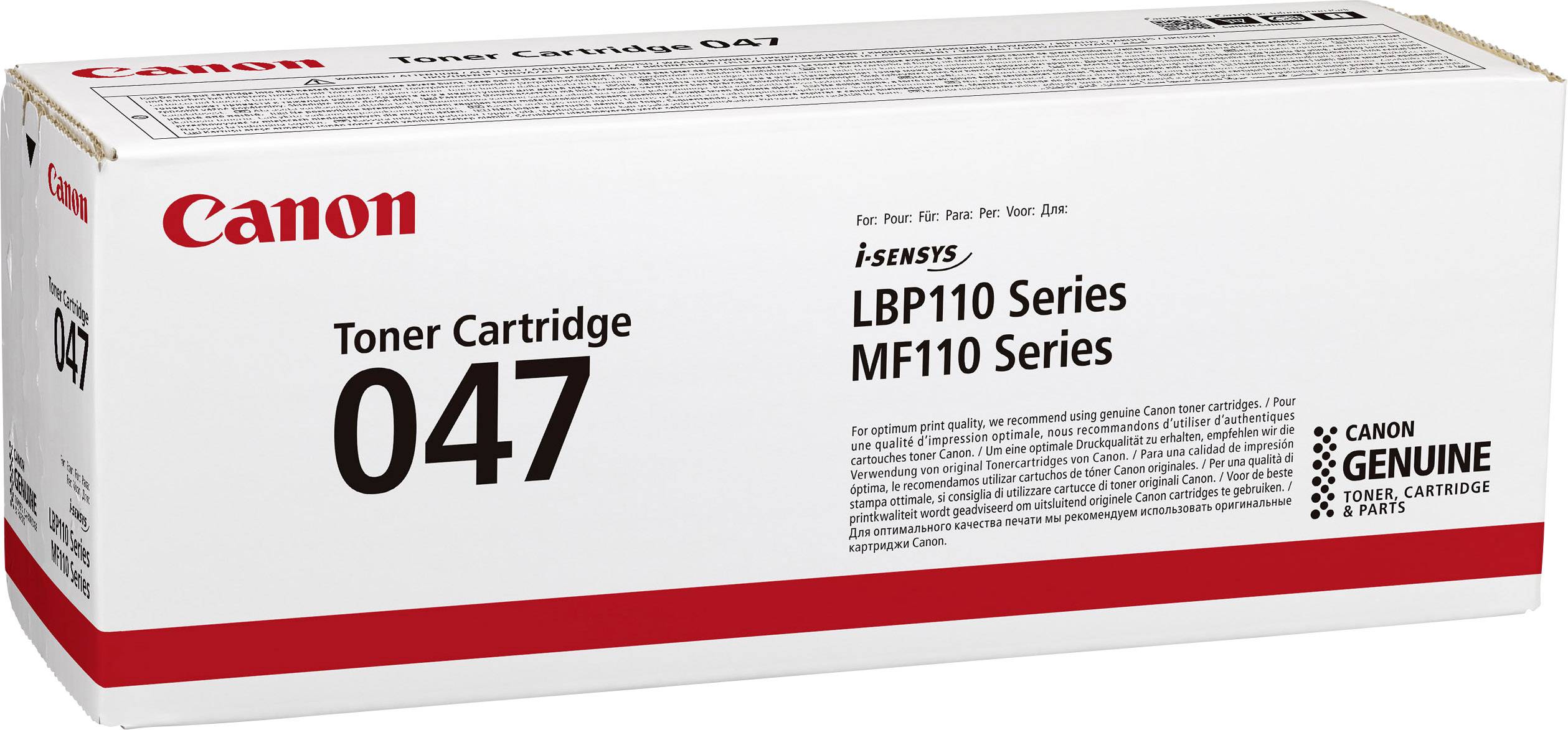 Canon Toner 047 Original Schwarz 1600 Seiten 2164C002