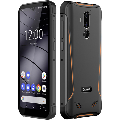Gigaset GX290 Outdoor Smartphone 32GB 6.1 Zoll (15.5 cm) Dual-SIM Android™ 9.0 Schwarz, Orange