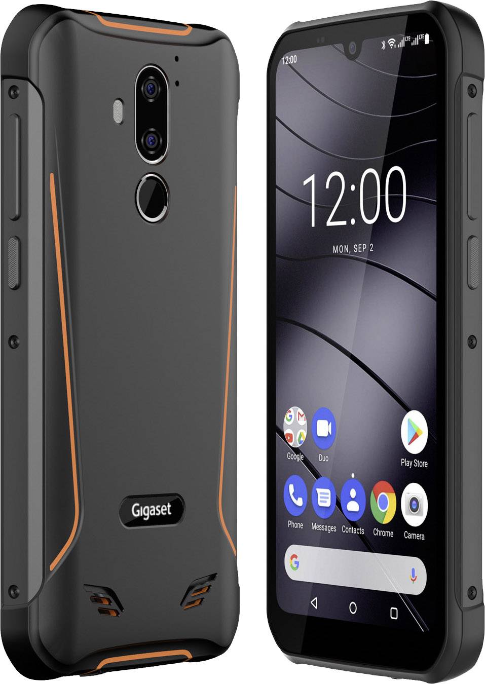 Gigaset GX290 Outdoor Smartphone 32GB 6.1 Zoll (15.5 cm) Dual-SIM Android™ 9.0 Schwarz, Orange
