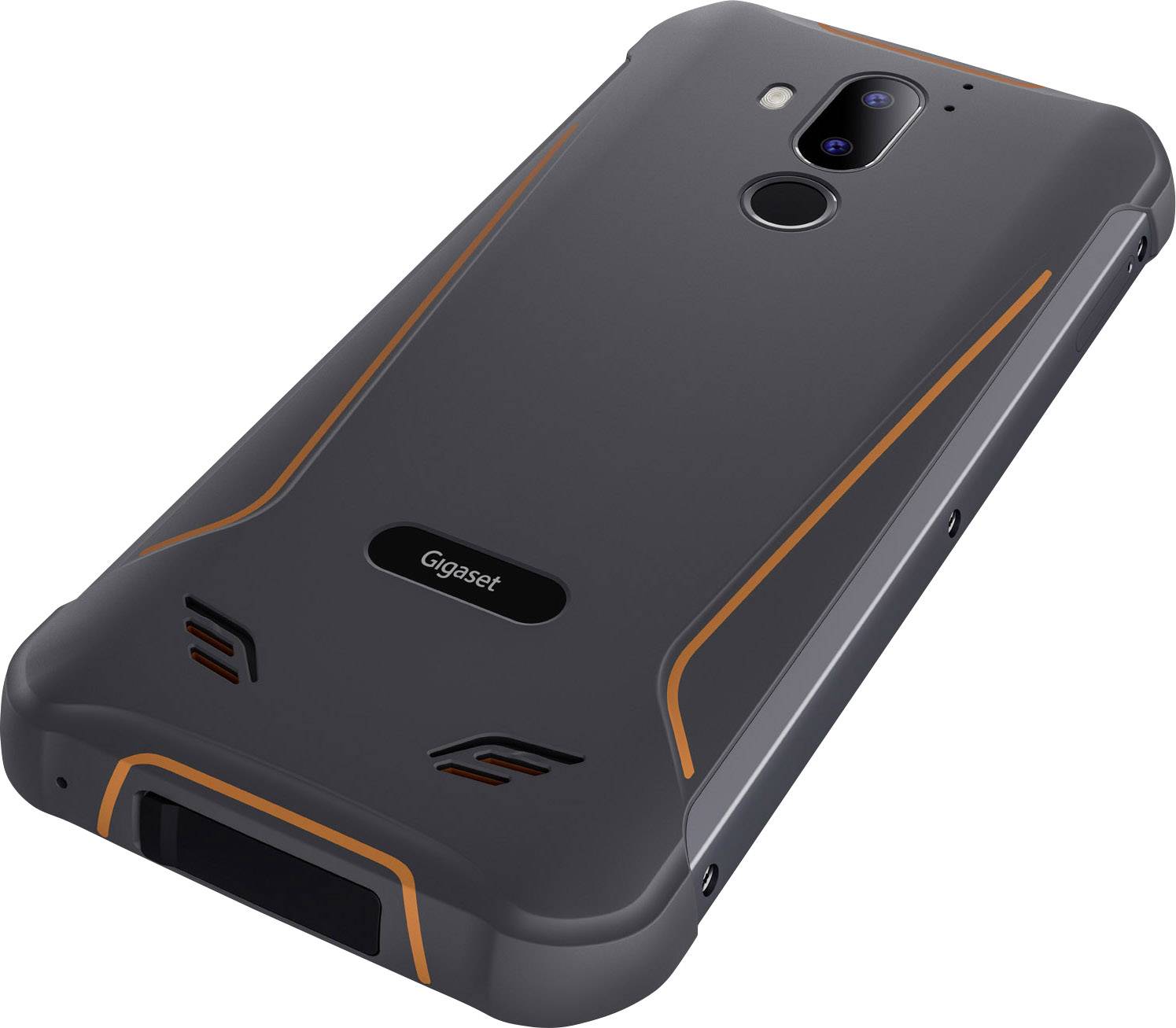 Gigaset GX290 Outdoor Smartphone 32GB 6.1 Zoll (15.5 cm) Dual-SIM Android™ 9.0 Schwarz, Orange