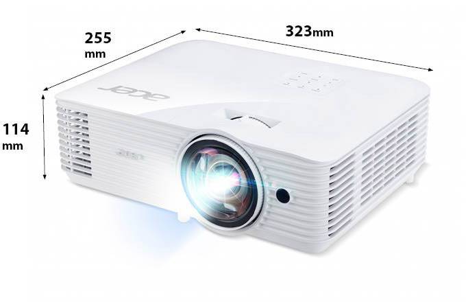 Acer Beamer S1286H DLP 3500 lm 1024 x 768 XGA Integrierter Lautsprecher