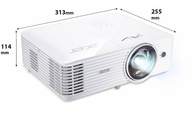 Acer Beamer S1386WH DLP 3600 lm 1280 x 800 WXGA Integrierter Lautsprecher