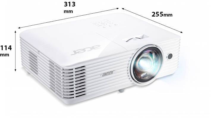 Acer Beamer S1386WHn DLP 3600 lm 1280 x 800 WXGA mit Fernbedienung