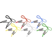 VOLTCRAFT MSB-501 Messleitungs-Set Lamellenstecker 4 mm Lamellenstecker 4 mm 25.00 cm 12 St. VOLTCRAFT MSB-501 Messleitungs-Set Lamellenstecker 4 mm Lamellenstecker 4 mm 25.00 cm 12 St.