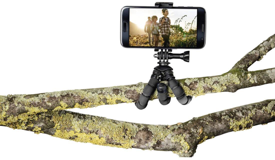 Hama Flex Handy Ständer Schwarz