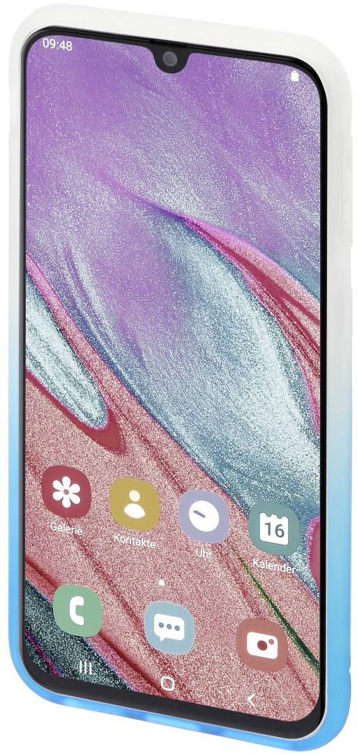 Hama Cover Colorful Backcover Samsung Galaxy A40 Blau, Transparent