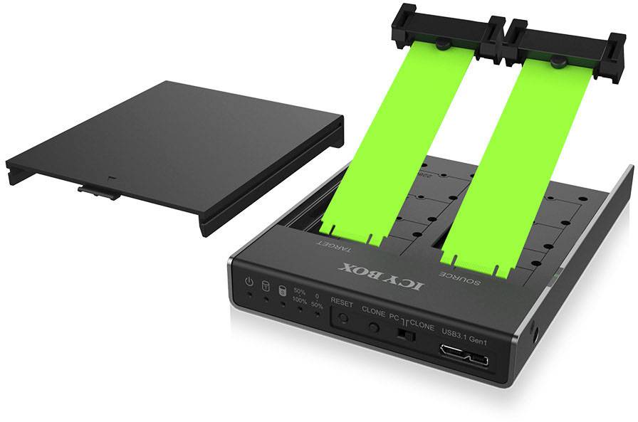 ICY BOX M.2-Festplatten-Gehäuse USB-A (USB 3.2 Gen 1) PCIe 3.0 x2 2230, 2242, 2260, 2280 60528