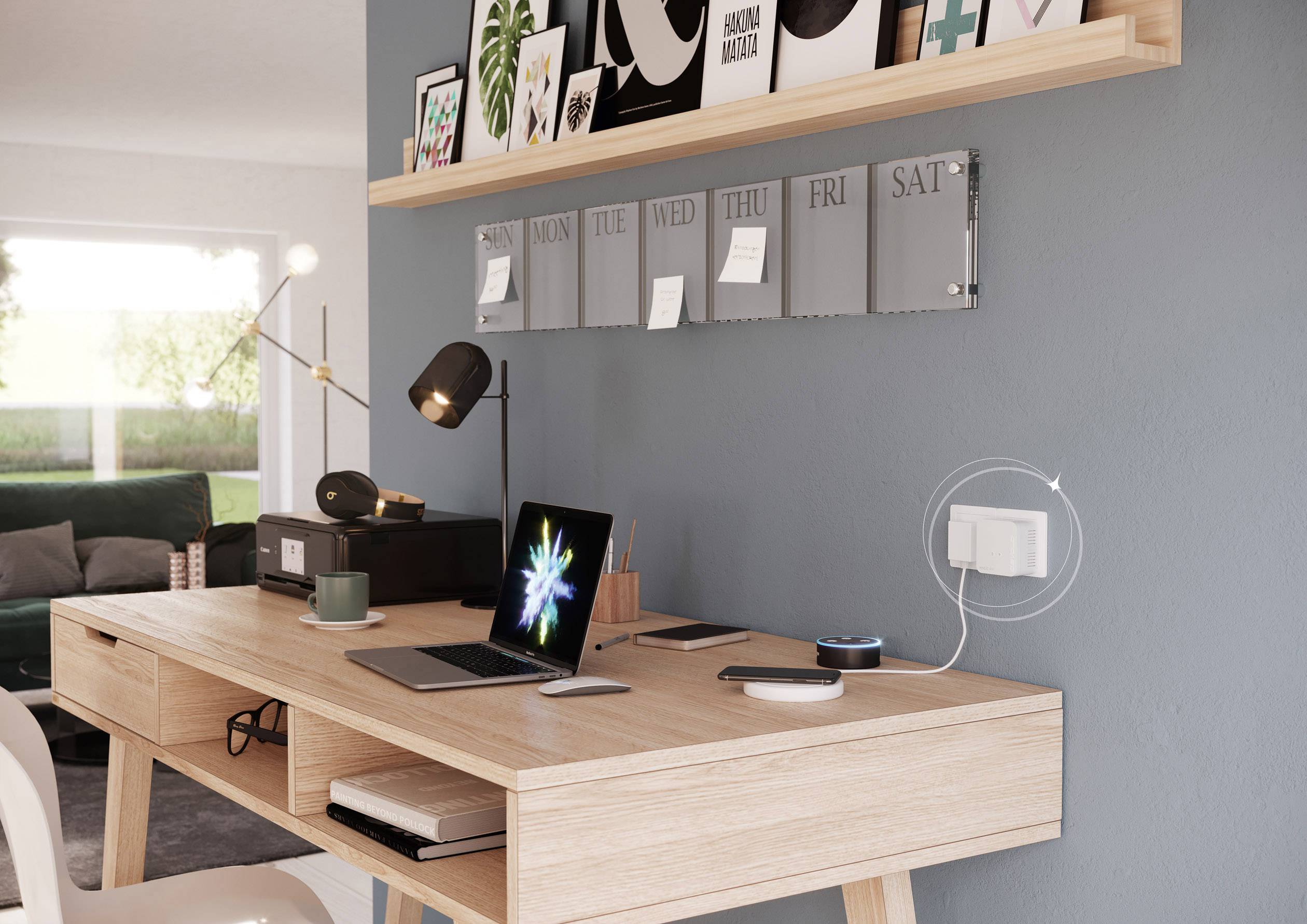 Devolo Magic 1 WiFi mini Multiroom Kit Powerline WLAN Network Kit 8570 DE Powerline, WLAN 1200 MBit