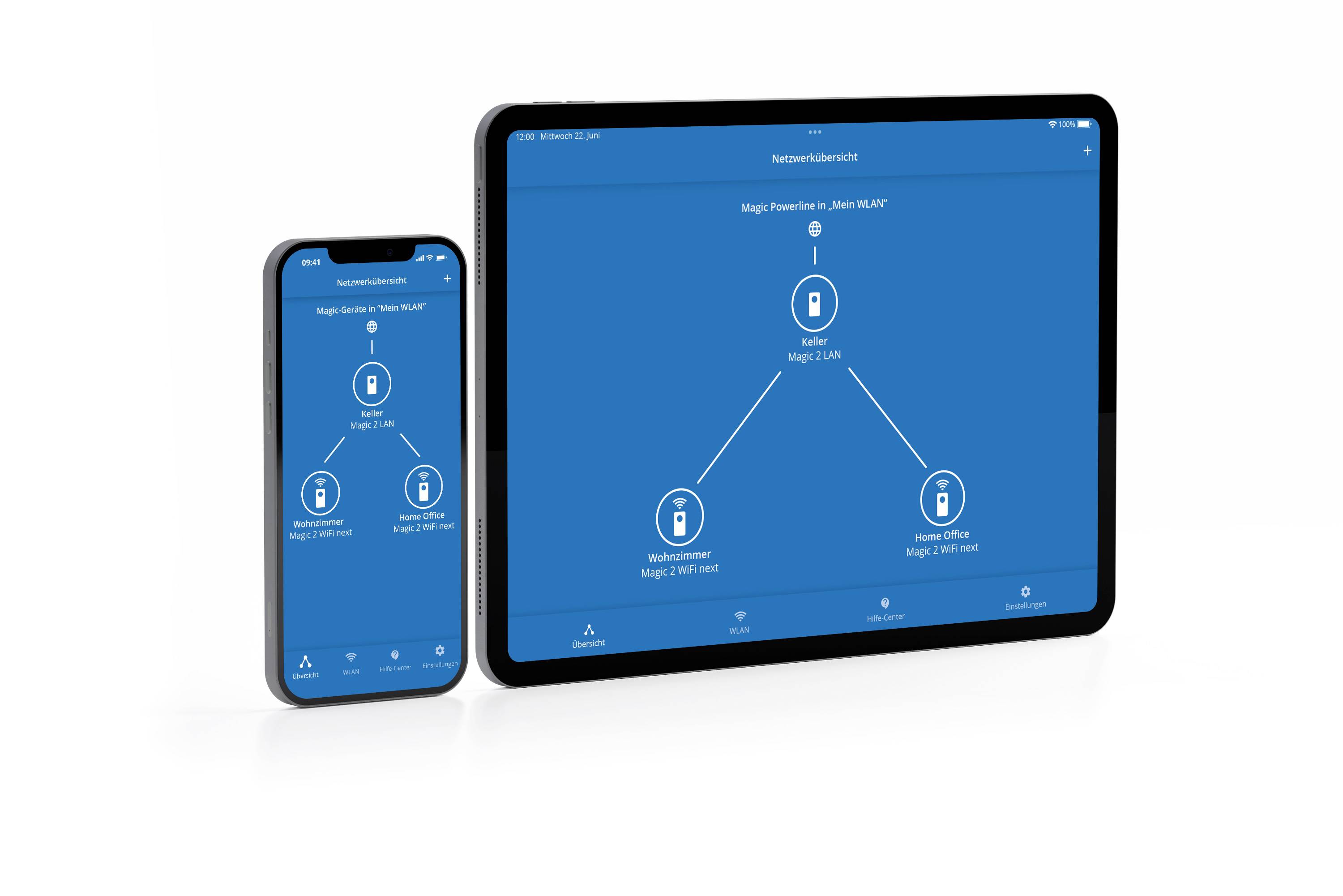 Devolo Magic 2 LAN triple Powerline Erweiterungsadapter 8509 EU Powerline 2400 MBit/s