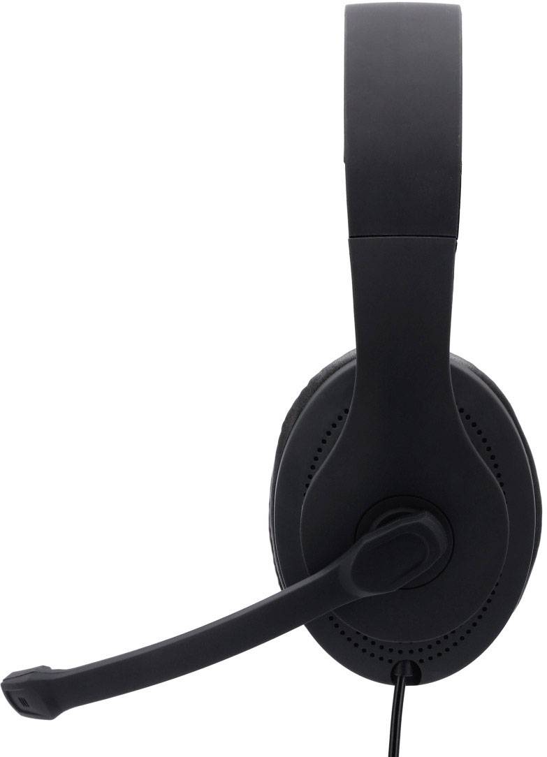 hama 00139924 PC-Office-Headset "HS-USB300", Stereo, Schwarz