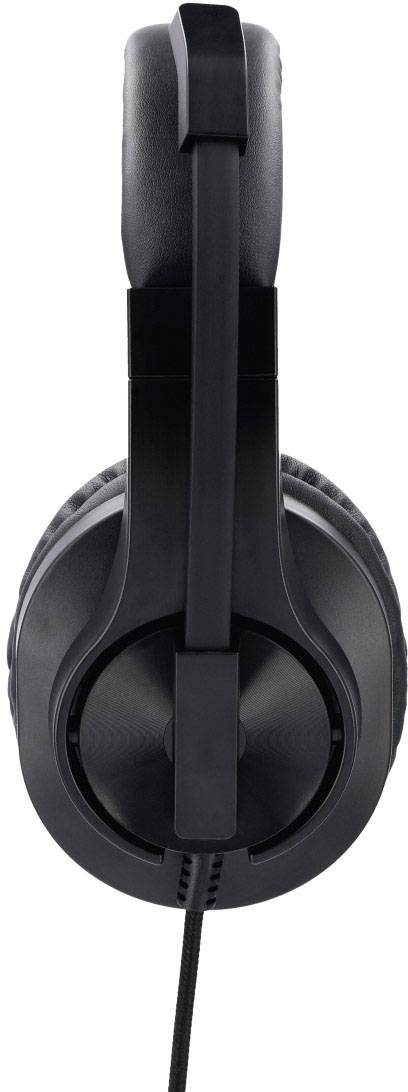 Hama Over Ear Headset kabelgebunden Stereo Schwarz Lautstärkeregelung, Mikrofon-Stummschaltung Computer