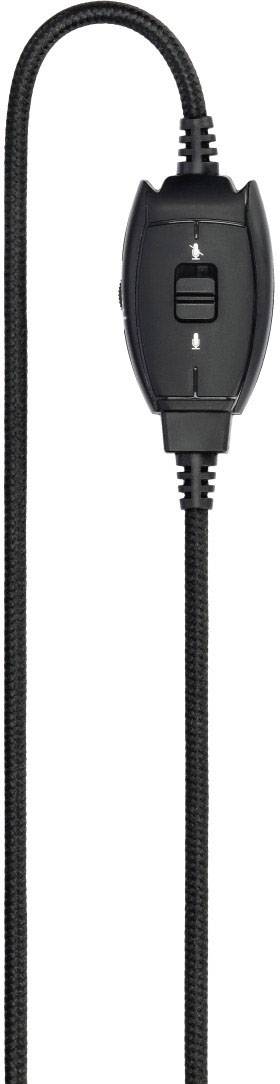 Hama Over Ear Headset kabelgebunden Stereo Schwarz Lautstärkeregelung, Mikrofon-Stummschaltung Computer