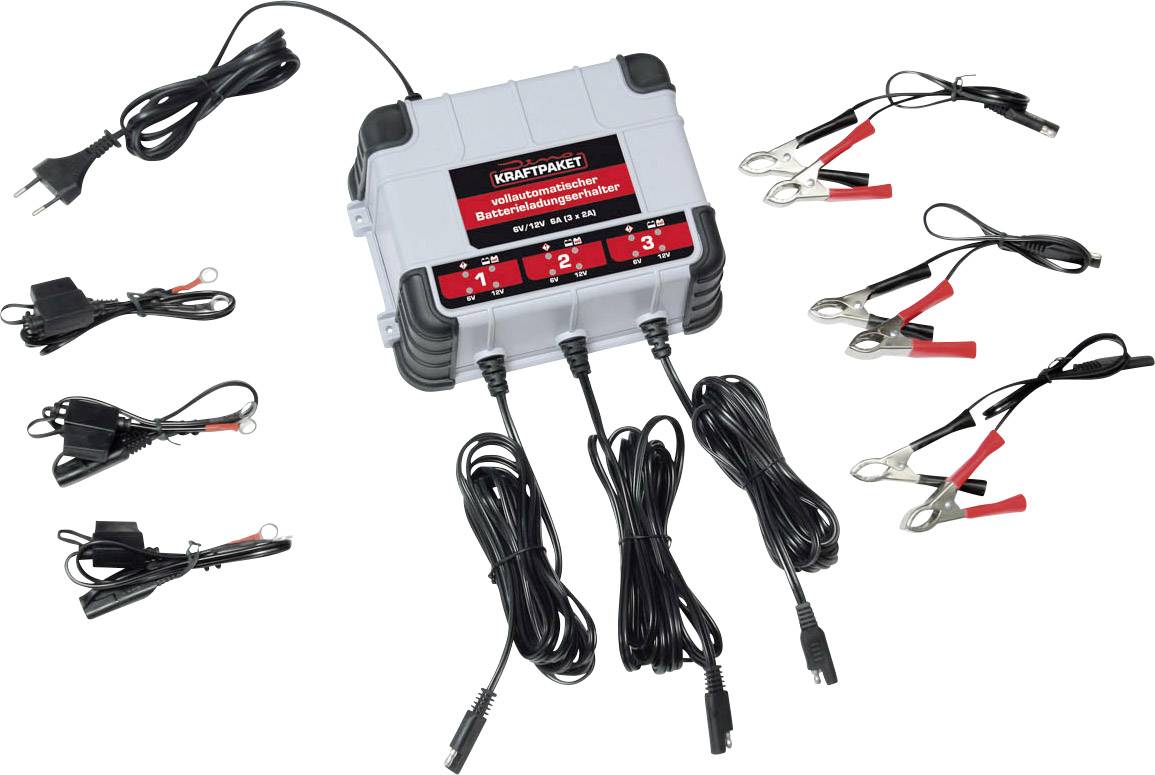 Dino KRAFTPAKET 136316 Automatikladegerät 6 V, 12 V 2 A 2 A