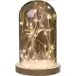 Hellum 523713 Dekoleuchte LED Warmweiß Transparent, Holz Hellum 523713 Dekoleuchte LED Warmweiß Transparent, Holz