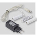 Hellum 578324 Batterie-Adapter für 3 x AA Transparent, Schwarz, Weiß
