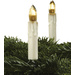 Hellum 811575 Weihnachtsbaum-Beleuchtung Innen netzbetrieben Anzahl Leuchtmittel 15 Glühlampe Bernstein Beleuchtete Länge: 9.8m
