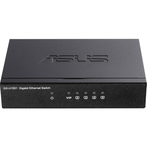 Asus GX-U1051 Netzwerk Switch 5 Port 10 / 100 / 1000 MBit/s