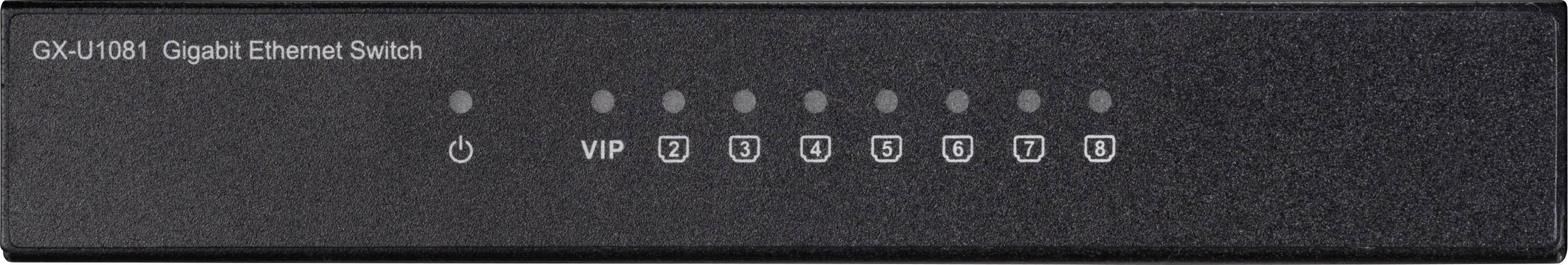 Asus GX-U1081 Netzwerk Switch 8 Port 10 / 100 / 1000 MBit/s