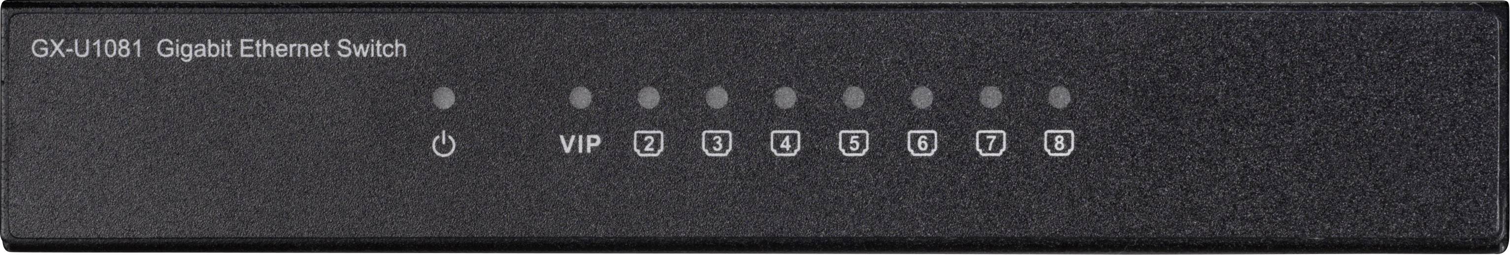 Asus GX-U1081 Netzwerk Switch 8 Port 10 / 100 / 1000 MBit/s