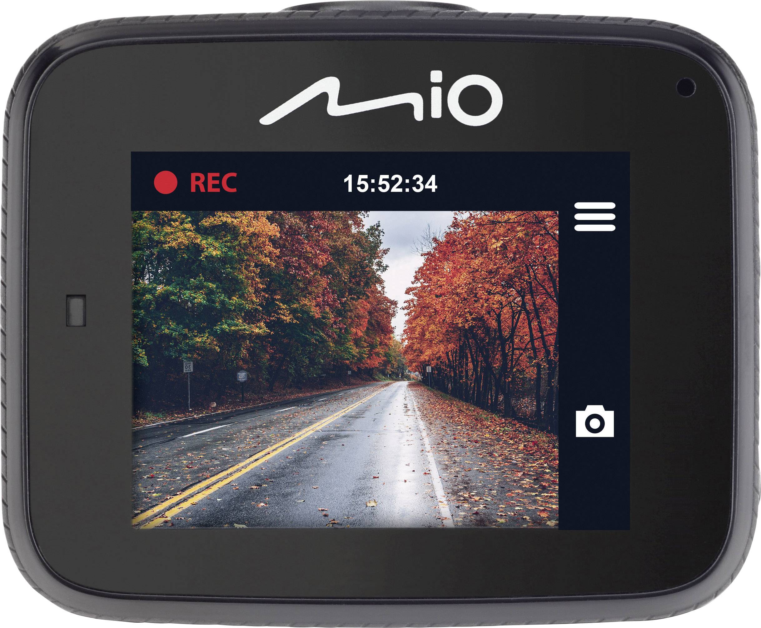 MIO MIVUE C312 Dashcam Blickwinkel horizontal max.=130 ° Display