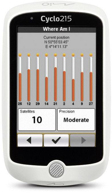 MIO CYCLO 215 HC Fahrrad-Navi Europa spritzwassergeschützt