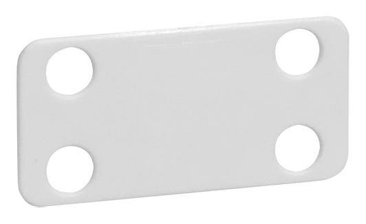 Legrand 032085 032085 Beschriftungsschild Beschriftungsfläche: 40 x 22mm Weiß 100St.