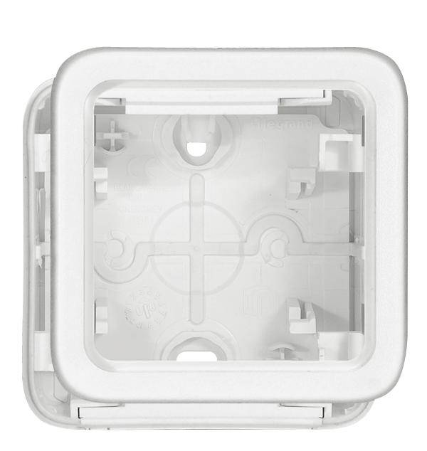 Legrand Aufputzgehäuse Plexo Weiß 070741 1St.