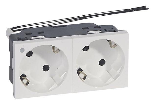 Legrand Steckdose Mosaic Weiß 077290 1St.