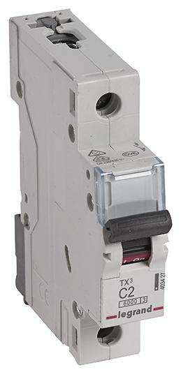 Legrand 403427 403427 Leitungsschutzschalter 2A 230 V/AC, 400 V/AC