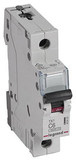 Legrand 403430 Legrand 403430 Leitungsschutzschalter 6 A 230 V/AC, 400 V/AC