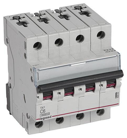 Legrand 404252 404252 Leitungsschutzschalter 6A 400 V/AC