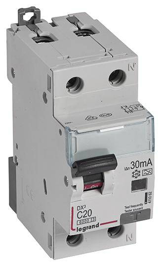 Legrand 411062 FI-Schutzschalter/Leitungsschutzschalter 20A 230 V/AC