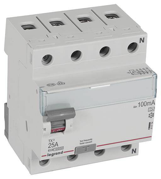 Legrand 411774 411774 FI-Schutzschalter A 25A 400V