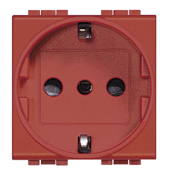 Legrand Steckdose Living&Light Rot L4140R 1St.