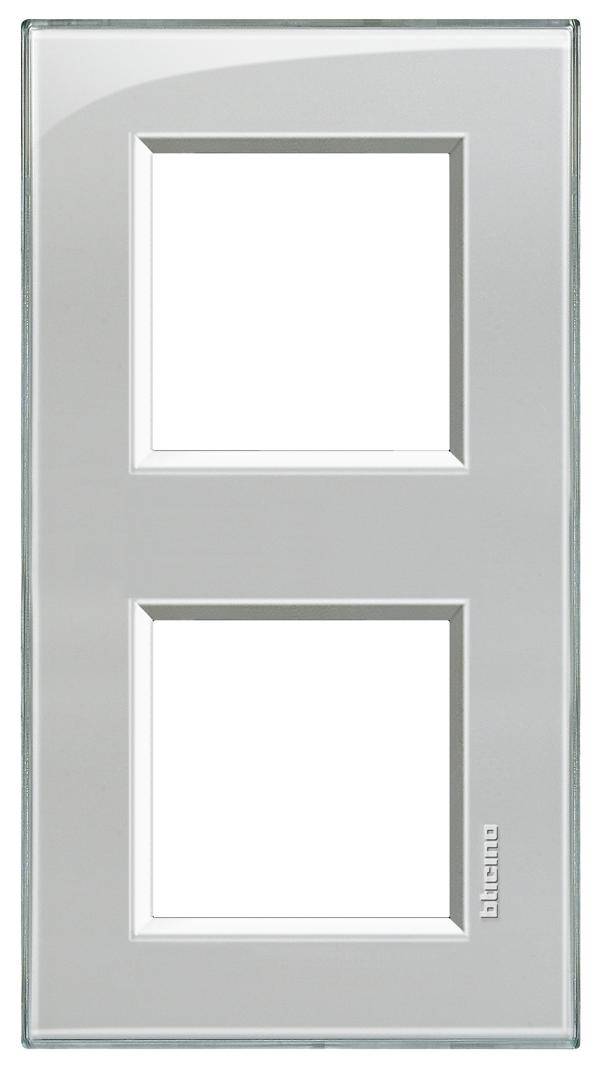 Legrand Rahmen Living&Light Grau LNA4802M2KG 1St.