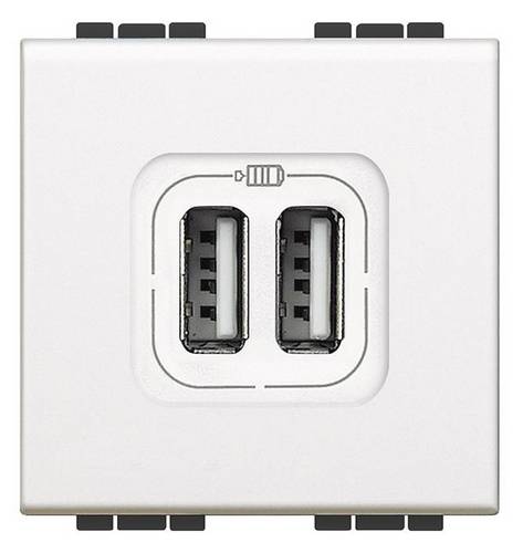 Legrand USB-Steckdose Living&Light Weiß N4285C2