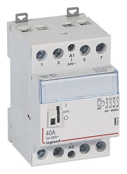 Legrand 412518 Installationsschütz 4 Schließer 24V 40A 1St.