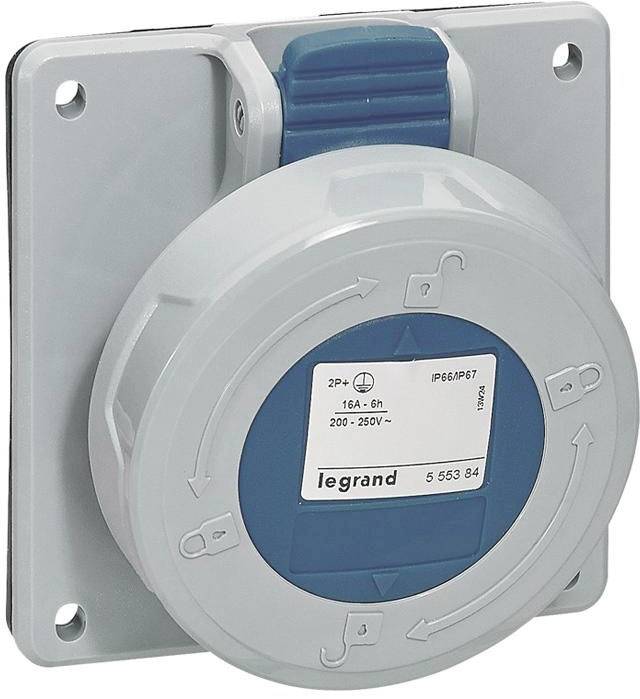 Legrand 555484 555484 CEE Anbaudose 32A 3polig 250 V/AC 1St.